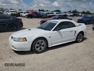 2000 Ford Mustang GT с VIN 1FAFP45X7YF214212, выставлен на аукционе Copart как лот 69554995 с пробегом 72 387 миль миль и Списание • Salvage title. История ставок и продаж доступна на DreamBid. Изображение 1.