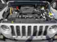 2023 Jeep Wrangler Sahara with VIN 1C4JJXP67PW608366, listed as a Copart auction lot 74335914 with Not provided miles and Non repairable. Bid and sale history available at DreamBid. Image 11.