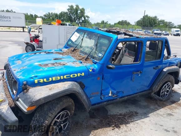 2024 Jeep Wrangler Rubicon z VIN 1C4PJXFG3RW261822, wystawiony jako IAAI lot #42719285 z przebiegiem Nie podano mil oraz . Historia ofert i sprzedaży dostępna na DreamBid. Obrazek 6.