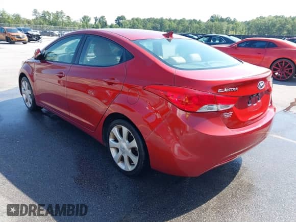 2011 Hyundai Elantra GLS z VIN KMHDH4AE1BU131280, wystawiony jako IAAI lot #42718484 z przebiegiem 141 840 mil mil oraz . Historia ofert i sprzedaży dostępna na DreamBid. Obrazek 3.