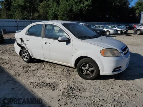 2007 Chevrolet Aveo LS z VIN KL1TD56657B065698, wystawiony jako Copart lot #74776854 z przebiegiem 163 649 mil mil oraz Szkoda całkowita • Salvage title. Historia ofert i sprzedaży dostępna na DreamBid. Obrazek 4.