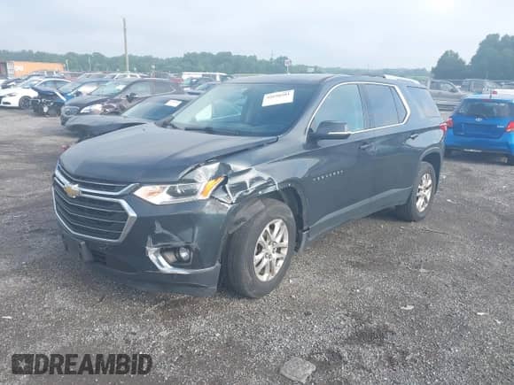 2018 Chevrolet Traverse LT Cloth with VIN 1GNEVGKW1JJ222678, listed as a IAAI auction lot 42698201 with 139,722 mi miles and . Bid and sale history available at DreamBid. Image 2.
