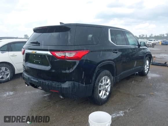 2019 Chevrolet Traverse LS with VIN 1GNERFKW8KJ314399, listed as a IAAI auction lot 43081660 with 113,164 mi miles and . Bid and sale history available at DreamBid. Image 4.
