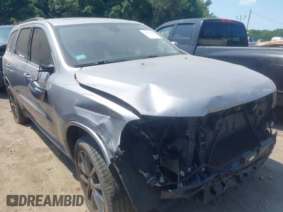 2018 Dodge Durango GT with VIN 1C4RDJDG8JC232614, listed as a IAAI auction lot 42839866 with 165,510 mi miles and . Bid and sale history available at DreamBid. Image 1.