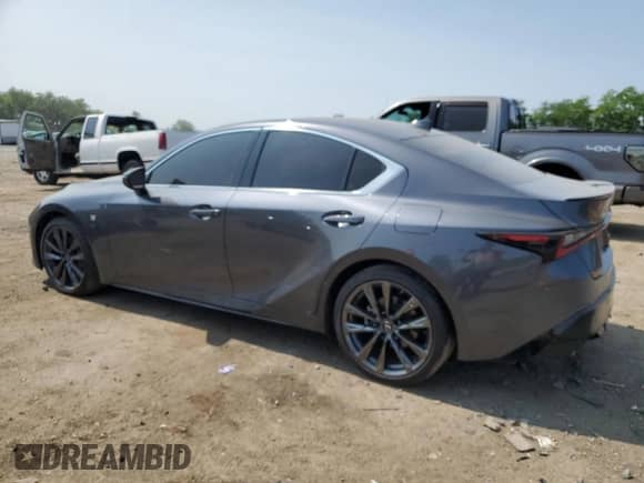 2022 Lexus IS 350 F Sport z VIN JTHGZ1E23N5025052, wystawiony jako Copart lot #60149655 z przebiegiem Nie podano mil oraz Szkoda całkowita • Salvage title. Historia ofert i sprzedaży dostępna na DreamBid. Obrazek 2.