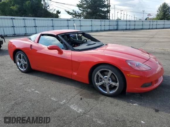 2013 Chevrolet Corvette 1LT with VIN 1G1YE2DW8D5102632, listed as a Copart auction lot 66169435 with 37,522 mi miles and Salvage title. Bid and sale history available at DreamBid. Image 4.