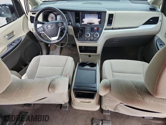 2017 Toyota Sienna LE with VIN 5TDKZ3DC1HS830743, listed as a Copart auction lot 65415345 with 133,739 mi miles and Salvage title. Bid and sale history available at DreamBid. Image 8.