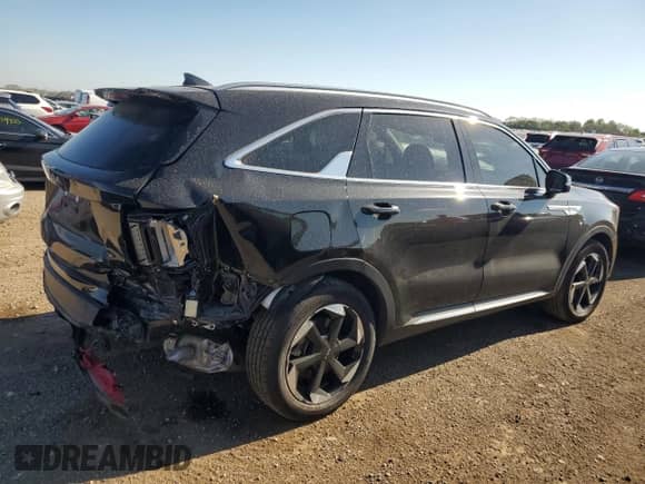 2025 Kia Sorento EX with VIN KNDRJDJH3S5321861, listed as a Copart auction lot 70512675 with 15,479 mi miles and Salvage title. Bid and sale history available at DreamBid. Image 3.