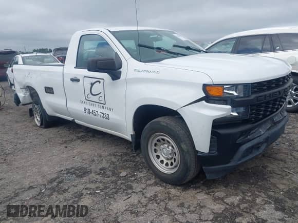 2020 Chevrolet Silverado 1500 Work Truck with VIN 3GCNWAEF5LG217180, listed as a IAAI auction lot 42681890 with 90,390 mi miles and . Bid and sale history available at DreamBid. Image 1.