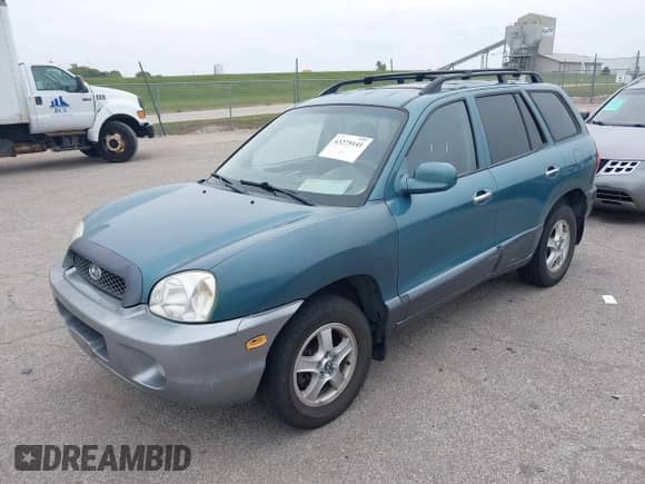 2003 Hyundai Santa Fe GLS with VIN KM8SC73D53U359974, listed as a IAAI auction lot 43279141 with 159,607 mi miles and . Bid and sale history available at DreamBid. Image 2.