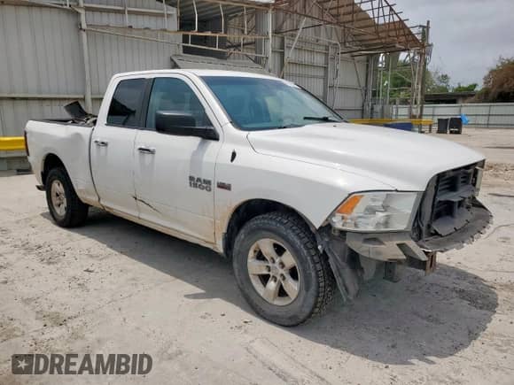 2014 Ram 1500 SLT с VIN 1C6RR6GT6ES416170, выставлен на аукционе Copart как лот 57131875 с пробегом 129 874 миль миль и Списание • Salvage title. История ставок и продаж доступна на DreamBid. Изображение 4.