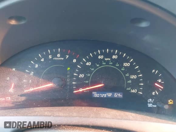 2009 Toyota Camry LE with VIN 4T4BE46KX9R059106, listed as a IAAI auction lot 43453050 with 190,729 mi miles and . Bid and sale history available at DreamBid. Image 7.