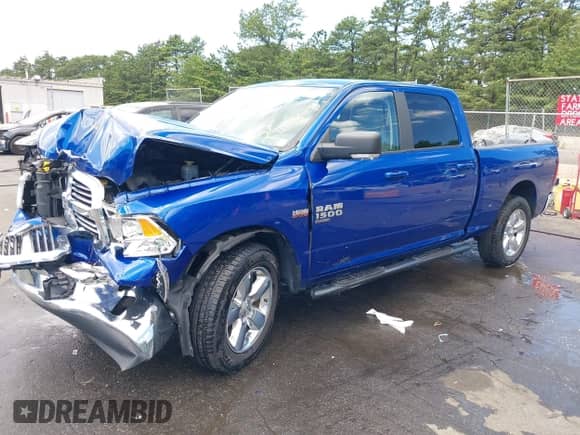 2019 Ram 1500 Big Horn with VIN 1C6RR7TT4KS689843, listed as a IAAI auction lot 42683286 with 97,892 mi miles and . Bid and sale history available at DreamBid. Image 17.