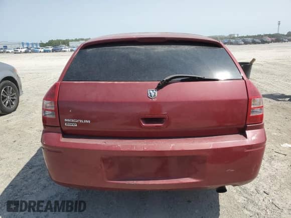 2005 Dodge Magnum SXT with VIN 2D8GZ48V95H537711, listed as a Copart auction lot 58904545 with Not provided miles and Salvage title. Bid and sale history available at DreamBid. Image 6.