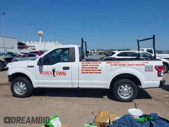 2019 Ford F-150 XL with VIN 1FTMF1CBXKKD47748, listed as a IAAI auction lot 41983277 with 120,933 mi miles and . Bid and sale history available at DreamBid. Image 15.