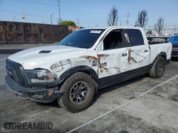 2018 Ram 1500 Rebel с VIN 1C6RR7YT7JS235965, выставлен на аукционе Copart как лот 56193005 с пробегом 61 485 миль миль и Списание • Salvage title. История ставок и продаж доступна на DreamBid. Изображение 1.