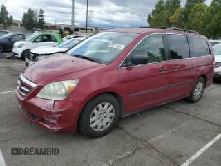 2006 Honda Odyssey LX с VIN 5FNRL38286B061824, выставлен на аукционе Copart как лот 86171805 с пробегом 161 941 миль миль и Списание • Salvage title. История ставок и продаж доступна на DreamBid. Изображение 1.