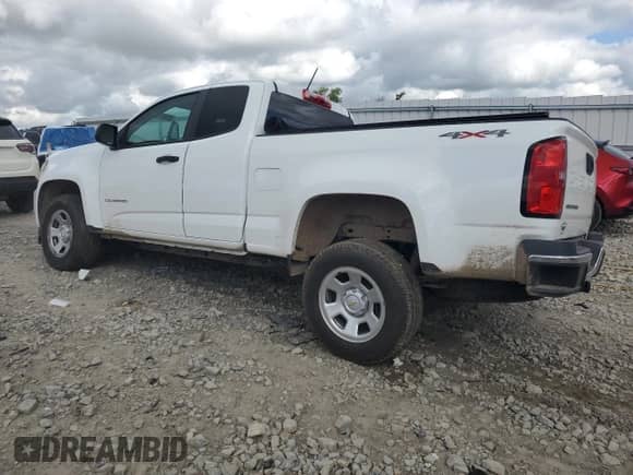 2021 Chevrolet Colorado 4WD Work Truck with VIN 1GCHTBENXM1231160, listed as a Copart auction lot 69241115 with 101,787 mi miles and Salvage title. Bid and sale history available at DreamBid. Image 2.