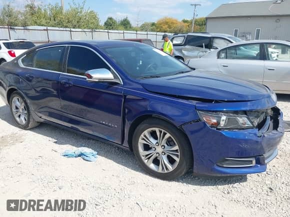 2014 Chevrolet Impala LT с VIN 1G1115SL8EU101995, выставлен на аукционе IAAI как лот 43255050 с пробегом 154 951 миль миль и . История ставок и продаж доступна на DreamBid. Изображение 1.
