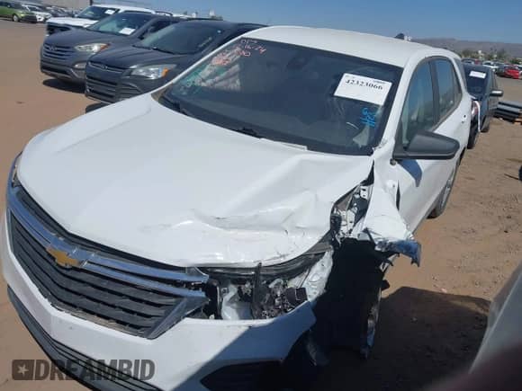 2022 Chevrolet Equinox LS с VIN 3GNAXFEV3NS167080, выставлен на аукционе IAAI как лот 42323066 с пробегом 50 411 миль миль и . История ставок и продаж доступна на DreamBid. Изображение 2.