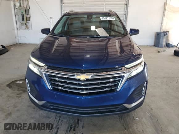 2022 Chevrolet Equinox Premier z VIN 3GNAXNEVXNS204877, wystawiony jako Copart lot #63027055 z przebiegiem 15 709 mil mil oraz Szkoda całkowita • Salvage title. Historia ofert i sprzedaży dostępna na DreamBid. Obrazek 5.