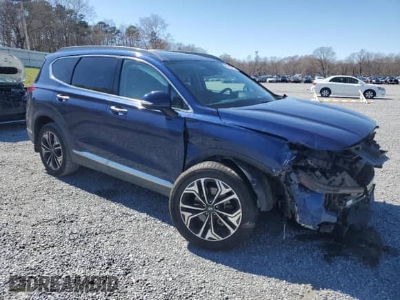 2019 Hyundai Santa Fe Limited z VIN 5NMS53AA7KH134705, wystawiony jako Copart lot #49402735 z przebiegiem 43 467 mil mil oraz Szkoda całkowita • Salvage title. Historia ofert i sprzedaży dostępna na DreamBid. Obrazek 4.