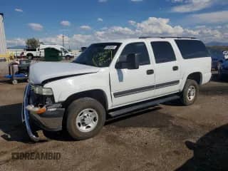 2005 Chevrolet Suburban LT z VIN 3GNGC26U65G247934, wystawiony jako Copart lot #81658805 z przebiegiem 139 357 mil mil oraz Szkoda całkowita • Salvage title. Historia ofert i sprzedaży dostępna na DreamBid. Obrazek 1.