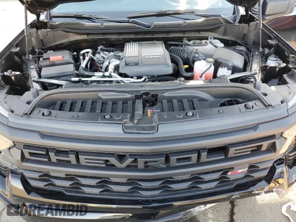 2024 Chevrolet Silverado 1500 Custom Trail Boss z VIN 3GCUDCE83RG218772, wystawiony jako Copart lot #44648145 z przebiegiem 8 672 mil mil oraz Szkoda całkowita • Salvage title. Historia ofert i sprzedaży dostępna na DreamBid. Obrazek 11.