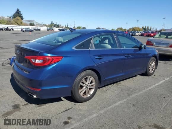 2016 Hyundai Sonata SE with VIN 5NPE24AF5GH348156, listed as a Copart auction lot 82437365 with 153,898 mi miles and Clean title. Bid and sale history available at DreamBid. Image 3.