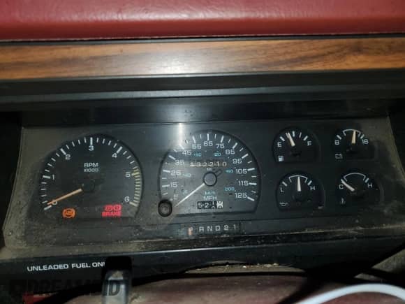 1993 Dodge Dakota S с VIN 1B7FL26X1PS131969, выставлен на аукционе Copart как лот 45938475 с пробегом 192 210 миль миль и Чистый • Clean title. История ставок и продаж доступна на DreamBid. Изображение 9.