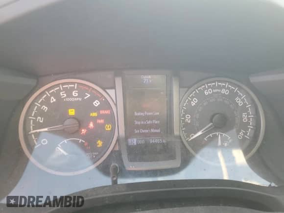 2020 Toyota Tacoma SR5 с VIN 3TMCZ5AN7LM310965, выставлен на аукционе Copart как лот 67607825 с пробегом 94 465 миль миль и Списание • Salvage title. История ставок и продаж доступна на DreamBid. Изображение 9.