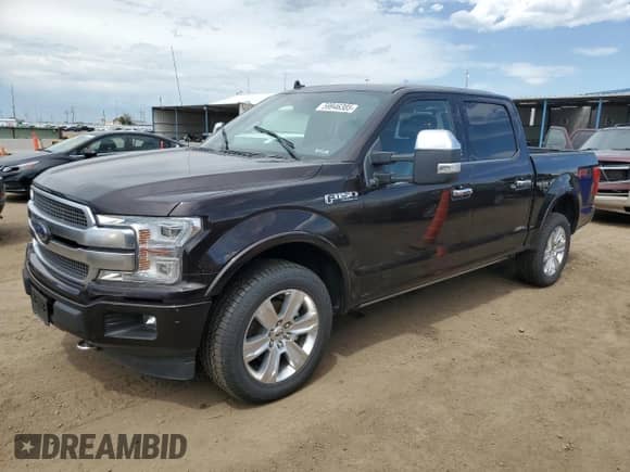 2019 Ford F-150 XL z VIN 1FTEW1E49KFA35741, wystawiony jako Copart lot #59946385 z przebiegiem Nie podano mil oraz Szkoda całkowita • Salvage title. Historia ofert i sprzedaży dostępna na DreamBid. Obrazek 1.