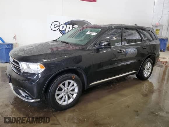 2019 Dodge Durango SXT with VIN 1C4RDJAG1KC825110, listed as a Copart auction lot 52491495 with 83,958 mi miles and Salvage title. Bid and sale history available at DreamBid. Image 1.