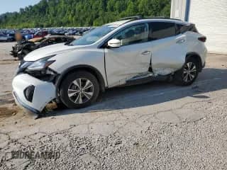 2020 Nissan Murano SV with VIN 5N1AZ2BJ4LN169811, listed as a Copart auction lot 61890325 with 83,590 mi miles and Salvage title. Bid and sale history available at DreamBid. Image 1.