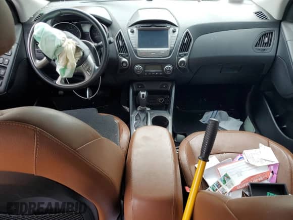 2014 Hyundai Tucson Limited with VIN KM8JU3AG6EU804353, listed as a Copart auction lot 69075945 with Not provided miles and Salvage title. Bid and sale history available at DreamBid. Image 8.