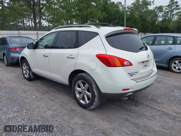 2010 Nissan Murano SL with VIN JN8AZ1MW2AW122327, listed as a IAAI auction lot 42893140 with 94,666 mi miles and . Bid and sale history available at DreamBid. Image 3.