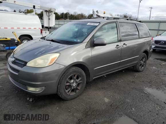 2004 Toyota Sienna XLE z VIN 5TDBA22C54S024967, wystawiony jako Copart lot #85916025 z przebiegiem 169 412 mil mil oraz Szkoda całkowita • Salvage title. Historia ofert i sprzedaży dostępna na DreamBid. Obrazek 1.