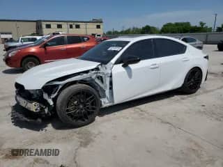 2024 Lexus IS 500 F Sport Performance z VIN JTHAP1D24R5005217, wystawiony jako Copart lot #52173775 z przebiegiem 8 926 mil mil oraz Szkoda całkowita • Salvage title. Historia ofert i sprzedaży dostępna na DreamBid. Obrazek 1.
