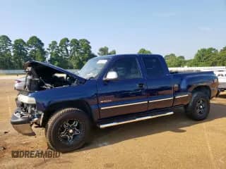 1999 Chevrolet Silverado 1500 LS with VIN 2GCEK19T6X1290827, listed as a Copart auction lot 68438115 with 166,548 mi miles and Salvage title. Bid and sale history available at DreamBid. Image 1.