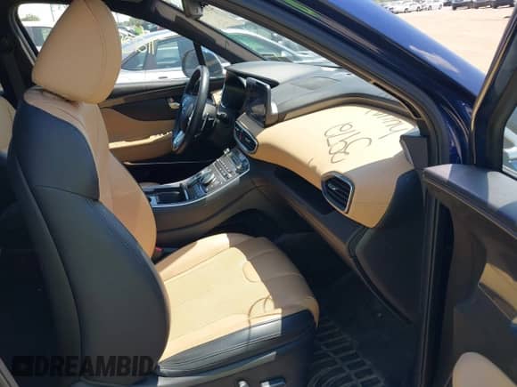 2022 Hyundai Santa Fe Calligraphy with VIN 5NMS5DAL5NH450731, listed as a IAAI auction lot 42659992 with 39,971 mi miles and . Bid and sale history available at DreamBid. Image 5.