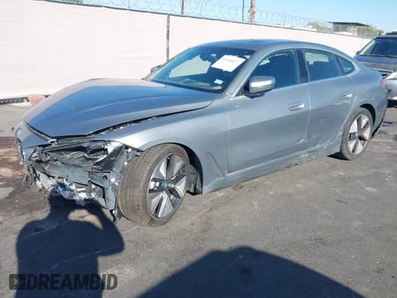 2023 BMW i4 eDrive40 with VIN WBY73AW03PFP69875, listed as a IAAI auction lot 43344822 with 9,264 mi miles and . Bid and sale history available at DreamBid. Image 20.