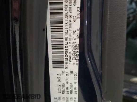 2013 Ram 1500 Tradesman with VIN 3C6JR6AP6DG571137, listed as a Copart auction lot 42914765 with 160,205 mi miles and Salvage title. Bid and sale history available at DreamBid. Image 12.