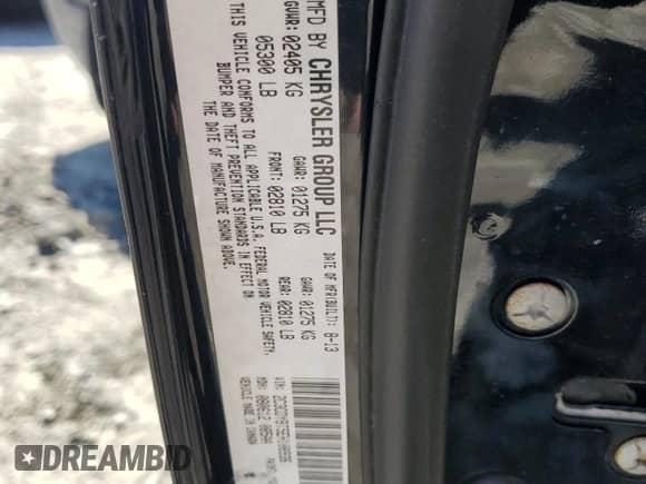 2014 Dodge Challenger R/T Plus with VIN 2C3CDYBT5EH108936, listed as a Copart auction lot 46652305 with 229,673 mi miles and Salvage title. Bid and sale history available at DreamBid. Image 12.