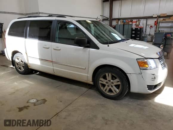 2008 Dodge Caravan with VIN 2D8HN44P98R789125, listed as a Copart auction lot 53245704 with 177,534 mi miles and Salvage title. Bid and sale history available at DreamBid. Image 4.