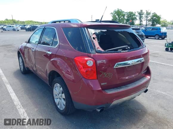 2011 Chevrolet Equinox 2LT with VIN 2CNFLPE51B6315474, listed as a IAAI auction lot 42318703 with 178,827 mi miles and . Bid and sale history available at DreamBid. Image 3.