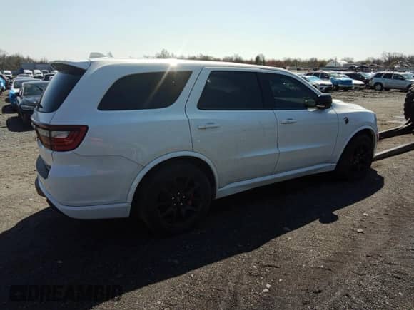 2021 Dodge Durango SRT Hellcat with VIN 1C4SDJH99MC662315, listed as a Copart auction lot 46094184 with Not provided miles and Salvage title. Bid and sale history available at DreamBid. Image 3.