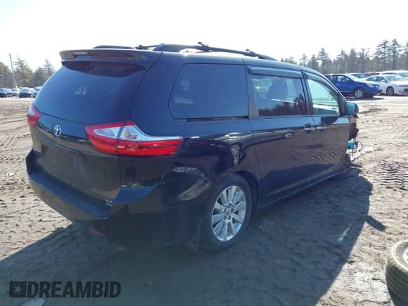 2017 Toyota Sienna XLE with VIN 5TDDZ3DC8HS166143, listed as a IAAI auction lot 41739916 with 132,948 mi miles and . Bid and sale history available at DreamBid. Image 4.