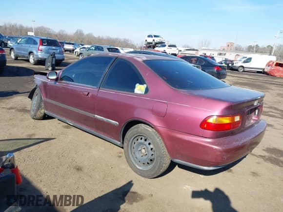 1994 Honda Civic with VIN 2HGEJ1232RH525345, listed as a IAAI auction lot 41646722 with 186,326 mi miles and . Bid and sale history available at DreamBid. Image 3.