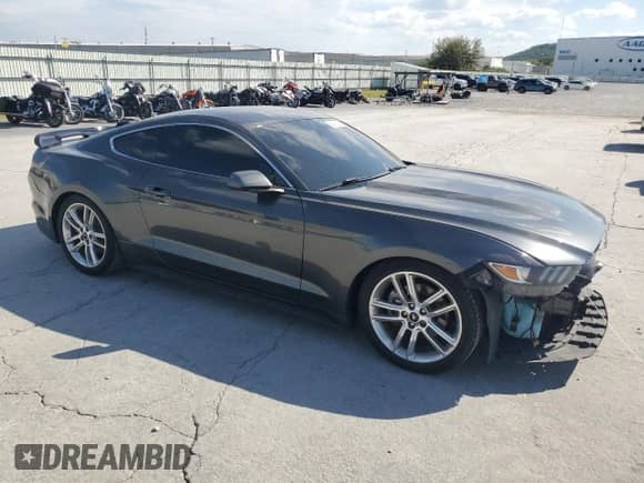 2016 Ford Mustang EcoBoost Premium with VIN 1FA6P8TH5G5246471, listed as a Copart auction lot 84636235 with 56,148 mi miles and Salvage title. Bid and sale history available at DreamBid. Image 4.