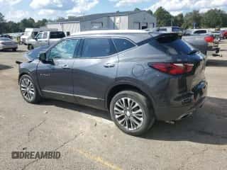 2021 Chevrolet Blazer Premier с VIN 3GNKBFRS8MS511746, выставлен на аукционе Copart как лот 83818945 с пробегом 39 394 миль миль и Списание • Salvage title. История ставок и продаж доступна на DreamBid. Изображение 2.